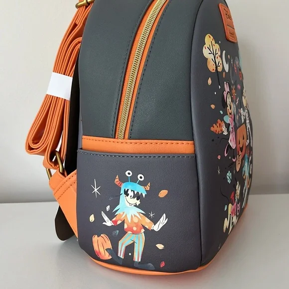 NWT Loungefly Disney Halloween Costumes Mini Backpack and wallet set - Picture 11 of 14